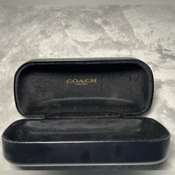 COACH Womens Round Sunglasses Burgundy Silver Gradient Metal Frame HC7108 934111 - Picture 12 of 13